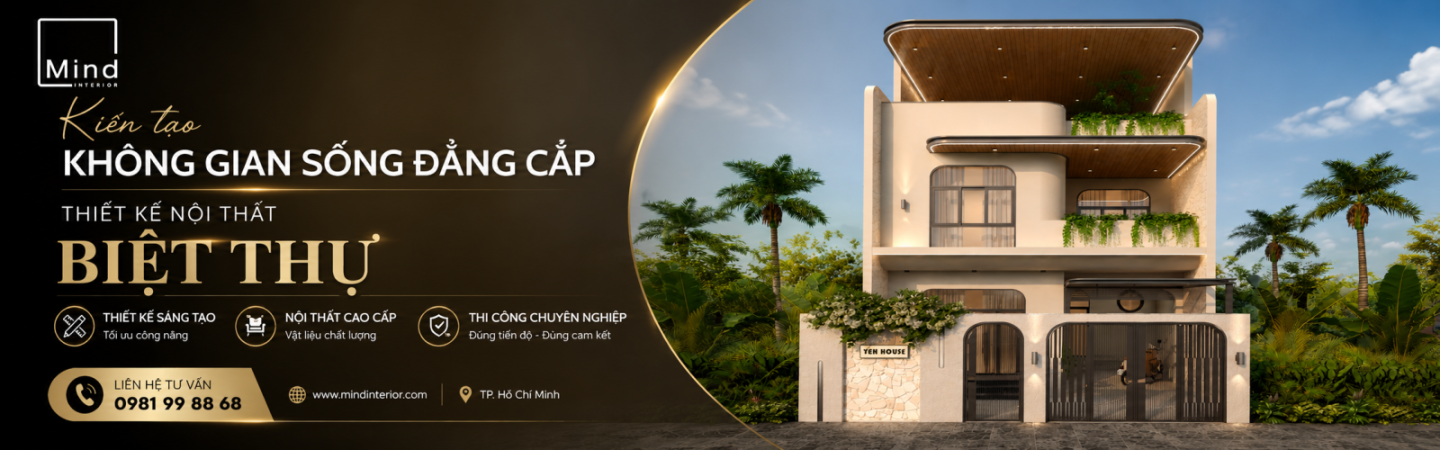 THIẾT KẾ NỘI THẤT BIỆT THỰ – KIẾN TẠO KHÔNG GIAN SỐNG ĐẲNG CẤP VÀ KHÁC BIỆT